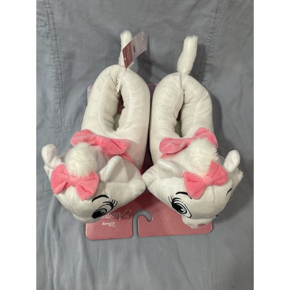 NEW Walt Disney - The Aristocats - Marie - 3D Full Foot Slippers Women Size M - Picture 3 of 4